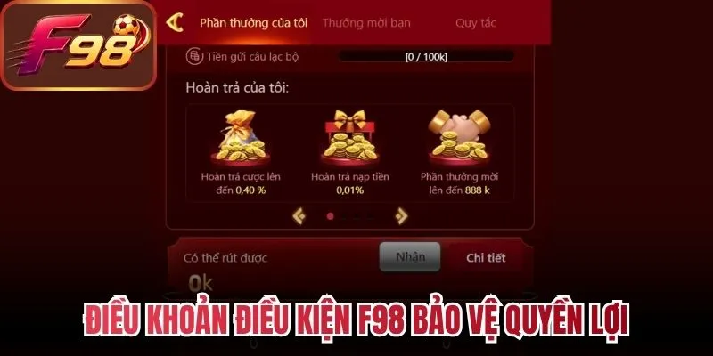 Điều khoản điều kiện F98 bảo vệ quyền lợi