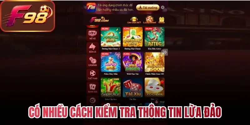 Có nhiều cách kiểm tra thông tin lừa đảo