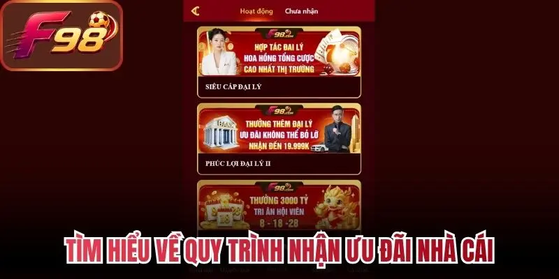 Tìm hiểu về quy trình  nhận ưu đãi nhà cái