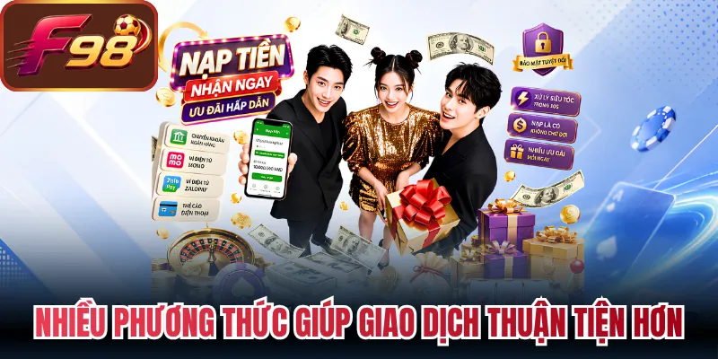 Nhiều phương thức giúp giao dịch thuận tiện hơn